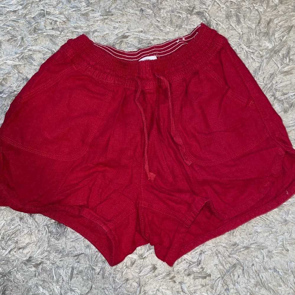 Flowy shorts.